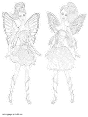 Barbie Mariposa and The Fairy Princess printables for girls
