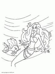 Print out Barbie in a Mermaid Tale coloring pages absolutely free