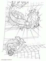 Barbie in a Mermaid Tale. Movie colouring page