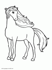 A Pony Tale free coloring pages. Barbie