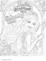 Barbie coloring pages printable