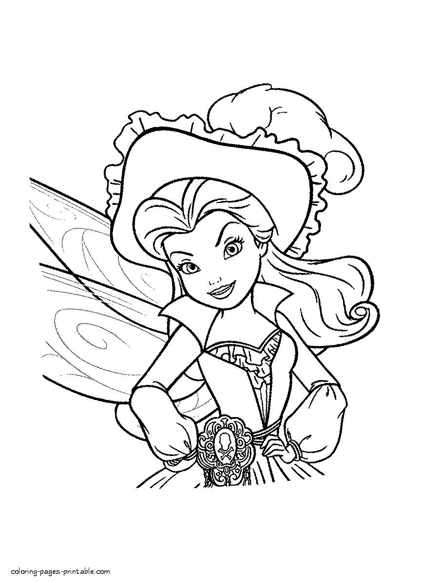 Kids coloring pages from The Pirate Fairy animation