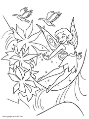 Fairies coloring pages for free