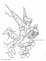 Fairy Tinkerbell coloring pages