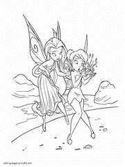 Fairy Disney coloring page