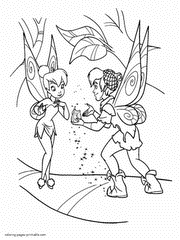 Fairy printable free coloring pages - download and print it