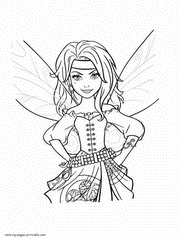 The Pirate Fairy coloring page. Disney film