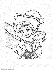Kids coloring pages from The Pirate Fairy animation