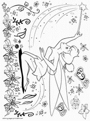 Fairy tale coloring page. Print it free or download