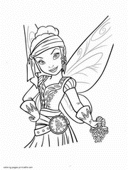 Free fairy coloring pages to print out. Download for a girl