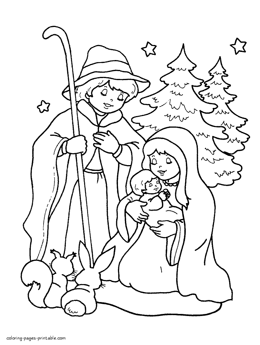Сhristmas Coloring Pages Printables || Coloring-Pages-Printable.com