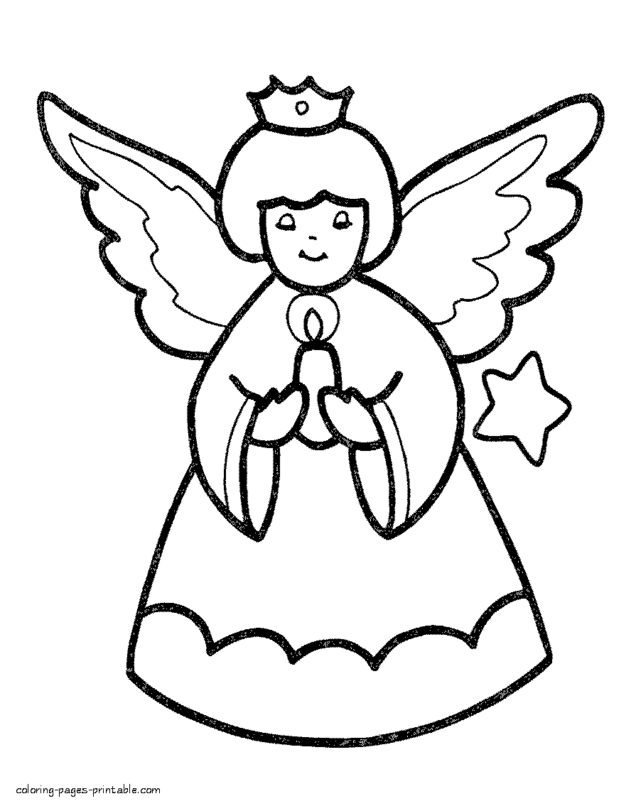Free Coloring Pages For Christmas || Coloring-Pages-Printable.com