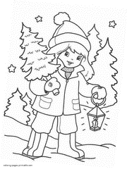 Coloring pages for Christmas free