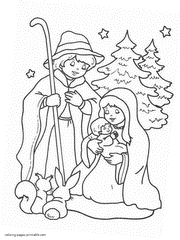 Сhristmas coloring pages printables. Download it free