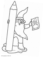 Download free Christmas coloring pages for kids