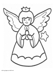 Print free coloring pages for Christmas