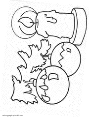 Christmas ornaments. Coloring pages