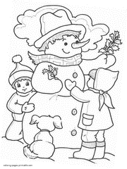 Christmas free coloring book pages