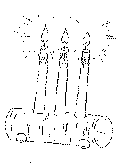 Christmas candles coloring pages. Printable sheets