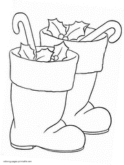 Free Christmas colouring pages. Boots