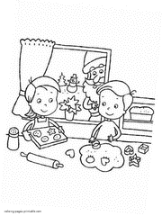 Christmas coloring book pages