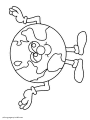 Coloring pages Earth Day