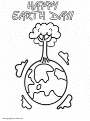 Earth Day coloring pictures for free