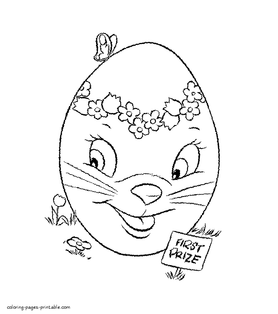 Easter coloring pages || COLORING-PAGES-PRINTABLE.COM