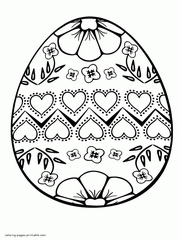 Easter colouring pages to print for preschoolers