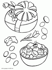 Free printable Easter coloring pages. Holidays