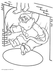 Santa coloring pages - Coloring Pages