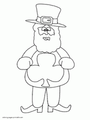 St. Patricks Day coloring pages for print out