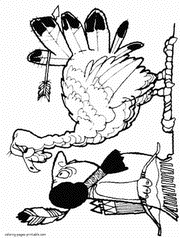 Thanksgiving coloring sheets for children