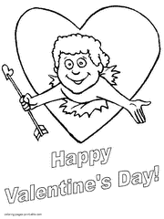 Free coloring pages to download for Valentine's Day