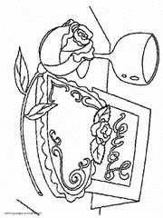 St. Valentine coloring pages printable
