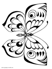 Featured image of post Coloring Pages For Girls Easy Butterfly