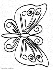 Butterfly coloring pages free printable. Download them