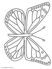 Monarch butterfly coloring pages printable