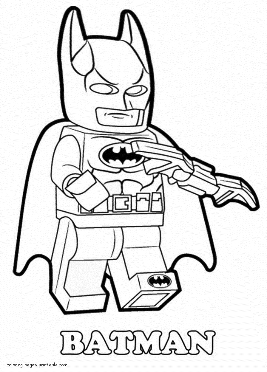 Lego Batman 2 Coloring Pages Coloring Pages Printable Com