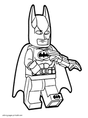 Lego Batman Coloring Pages Free Printable Pictures 45