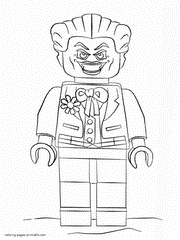 Joker coloring page from The Lego Batman Movie