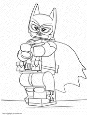 Best Coloring Pages Site: Free Printable Batgirl Coloring Pages