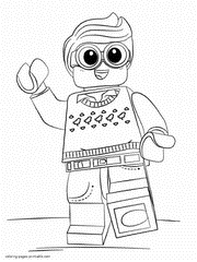Cartoon Lego Batman coloring pages to print