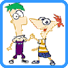 Phineas and Ferb cartoon animation coloring pages