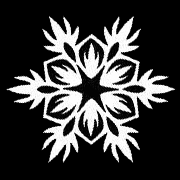 Printable paper snowflake templates