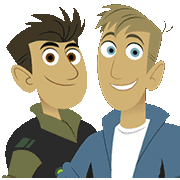Cartoon characters coloring pages. Wild Kratts animated series