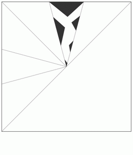 Small and large snowflake templates