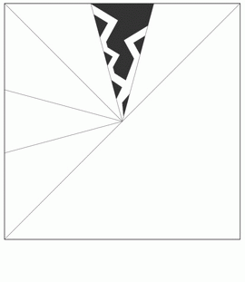 Snowflake template to cut out