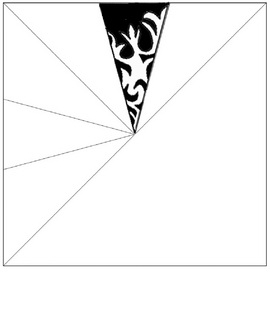 Paper snowflake template printable for children