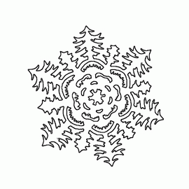 Snowflake templates free for printing